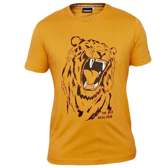 ROPA pánské tričko "Wild Tiger" hořčicové vel. XXL