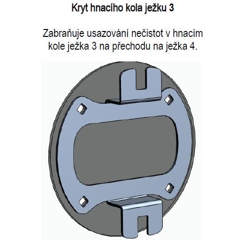 Kryt hnacího kola ježku 3